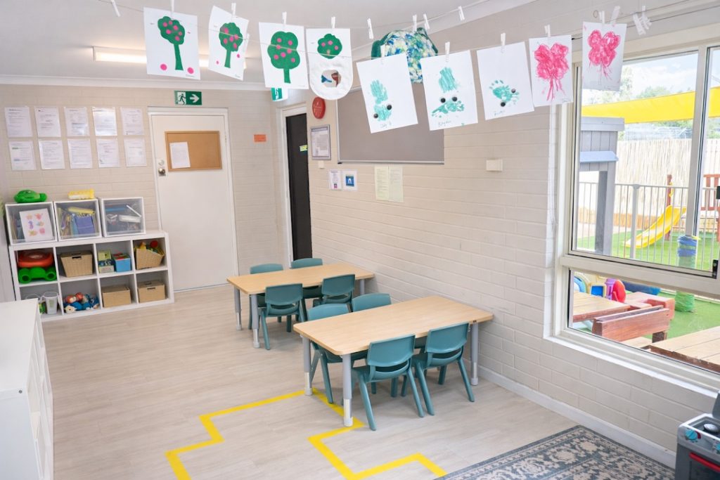 Children’s artwork and learning spaces displayed at Super Stars Cooloongup